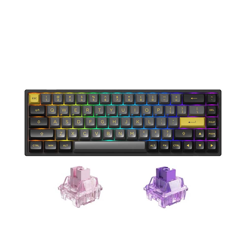 Bàn phím cơ không dây AKKO 3068B Plus Black Gold (Akko CS Sw)