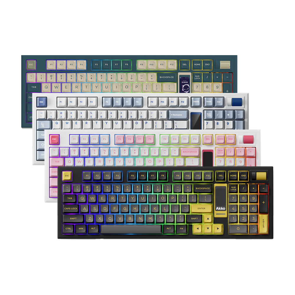 Bàn phím cơ không dây AKKO 5098B LCD Screen RGB Hotswap (AKKO Sw)