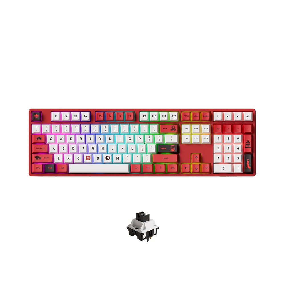 Bàn phím cơ không dây AKKO 5108B Plus World Tour Viet Nam RGB Hotswap (Akko Sw)