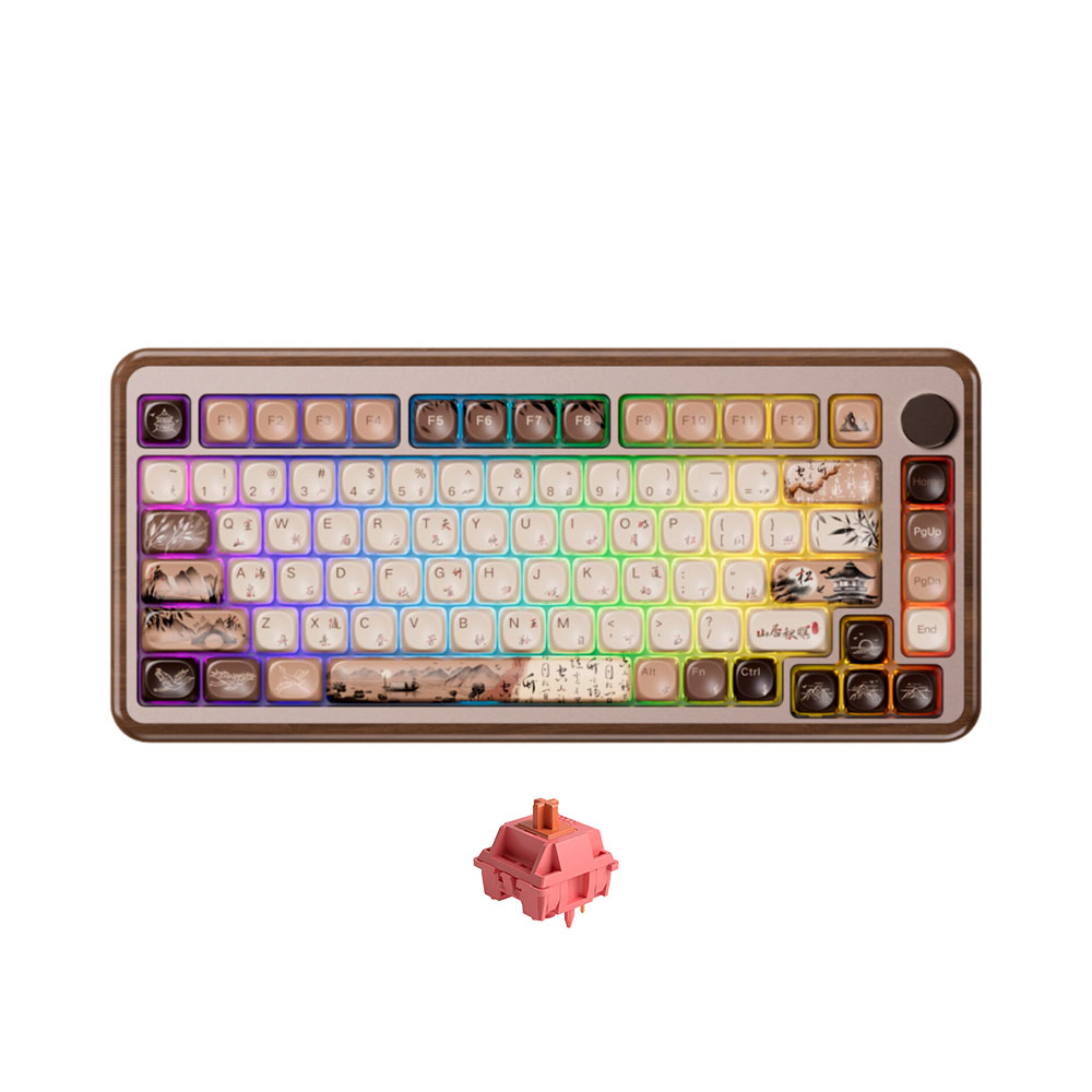 Bàn phím cơ không dây AKKO MU02 Mountain Seclustion RGB Hotswap (AKKO Sw)