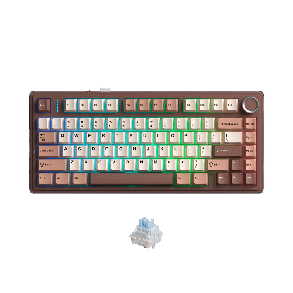 Bàn phím cơ không dây AULA F75 RGB Hotswap (Leobog Sw)