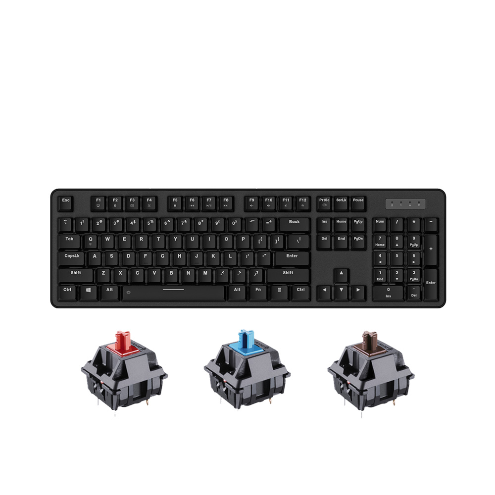 Bàn phím cơ không dây Dareu EK810G Black D Switch Red / Blue / Brown