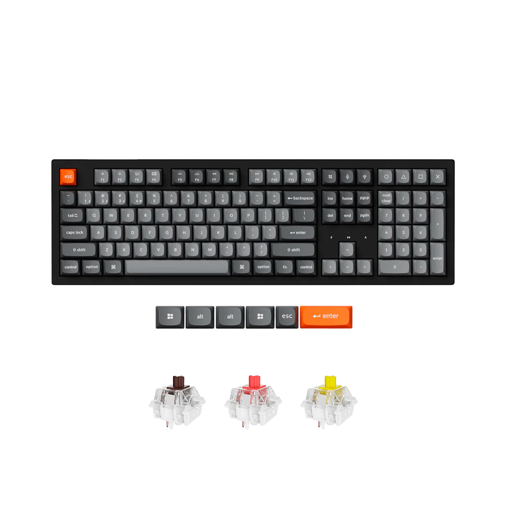 Bàn phím cơ không dây Keychron K10 Max QMK RGB Hotswap (Keychron Sw)