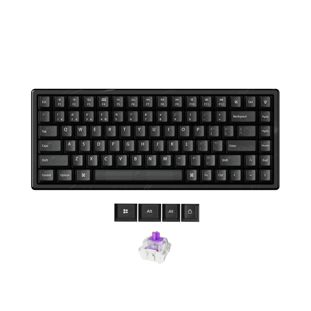 Bàn phím cơ không dây Keychron K2 HE Resin Edition RGB Hotswap Aluminum (Magnetic Sw)