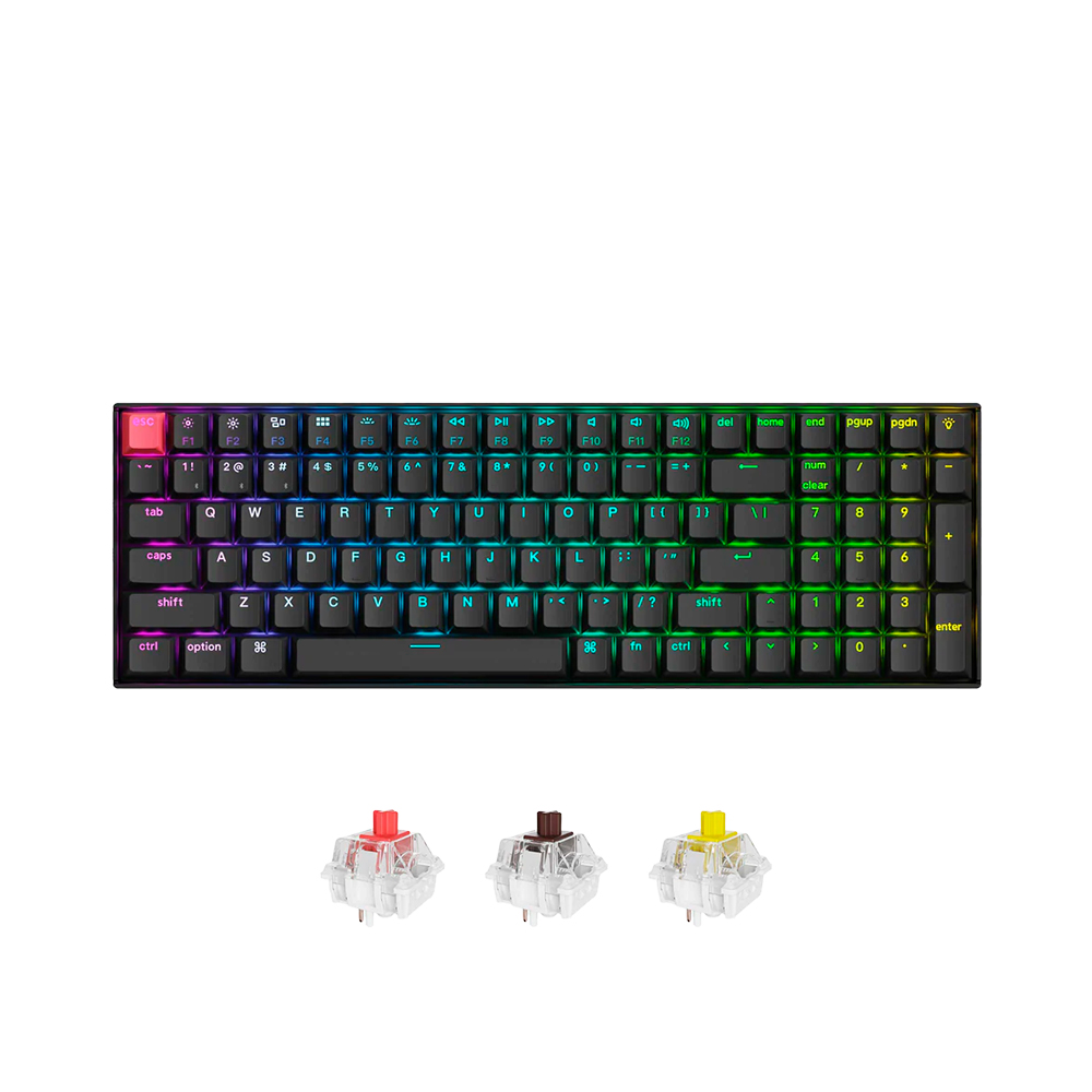 Bàn phím cơ không dây Keychron K4 V3 QMK RGB (Keychron Sw)