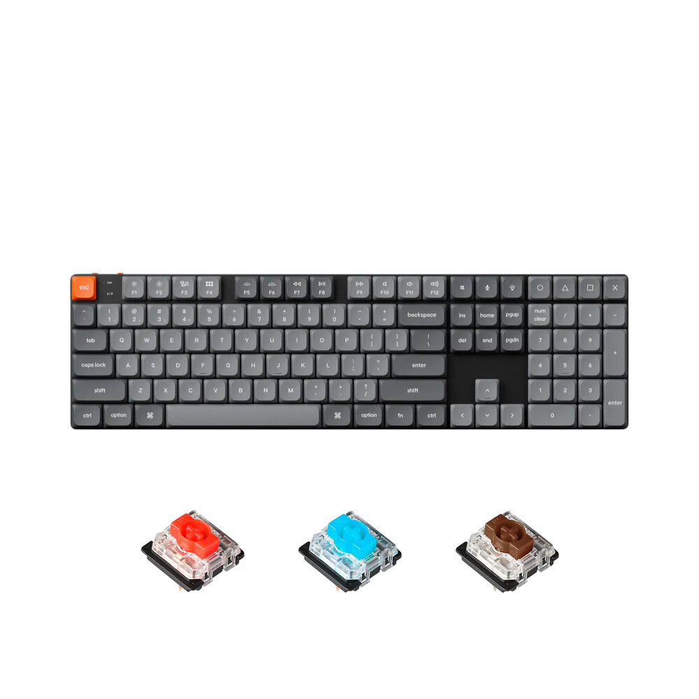 Bàn phím cơ không dây Keychron K5 Max White Led (Gateron Switch)