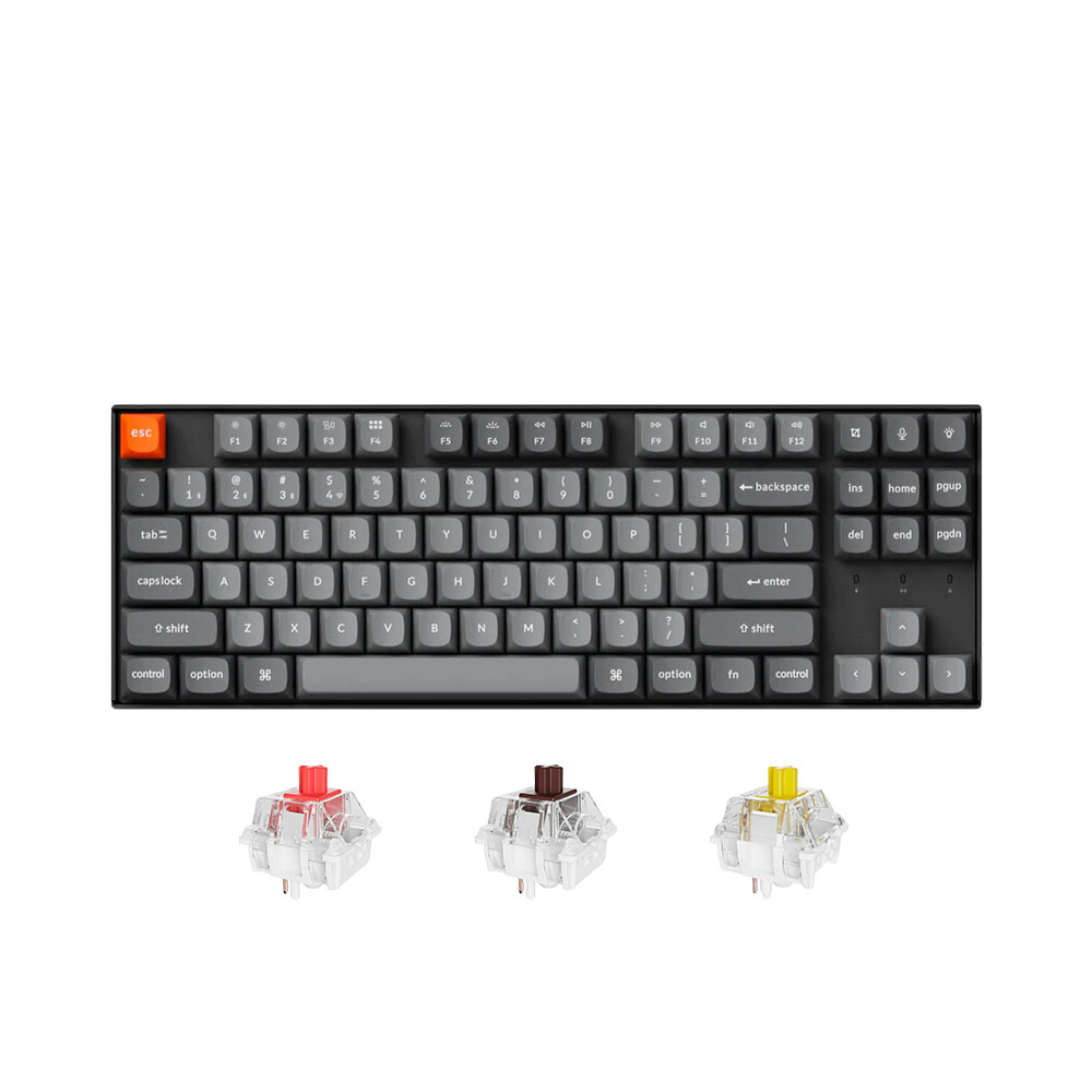 Bàn phím cơ không dây Keychron K8 Max Aluminum Frame RGB Hotswap (Keychron Sw)