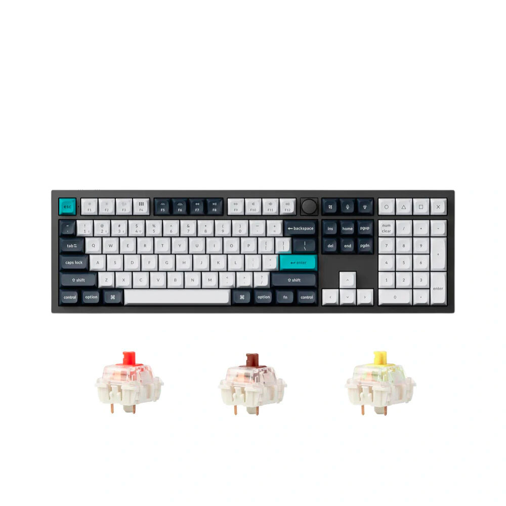 Bàn phím cơ không dây Keychron Q6 Max Carbon Black RGB Knob Hotswap (Gateron Sw)