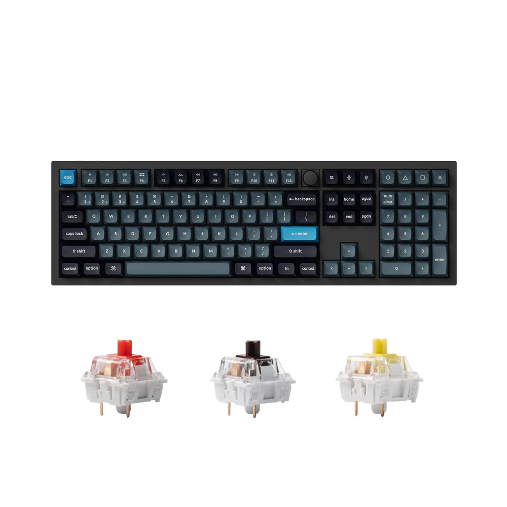 Bàn phím cơ không dây Keychron Q6 Pro Carbon Black RGB Knob Hotswap (Keychron K Pro Sw)