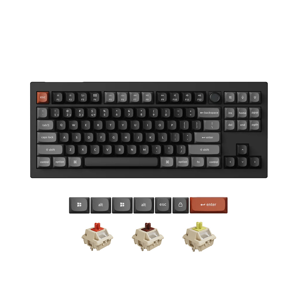 Bàn phím cơ không dây Keychron V3 Ultra 8K ZMK RGB Hotswap (Keychron Sw)
