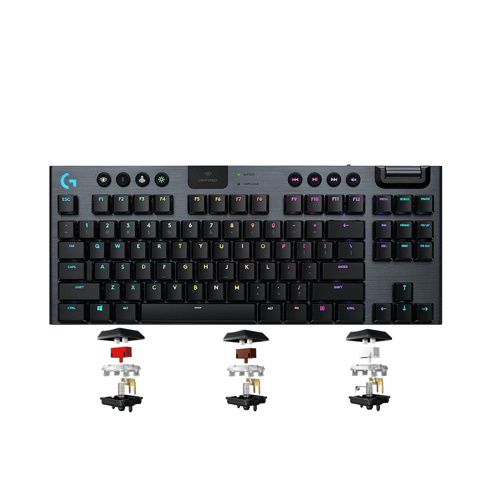 Bàn phím cơ không dây Logitech G913 TKL GL Tactile/GL Linear/GL Clicky