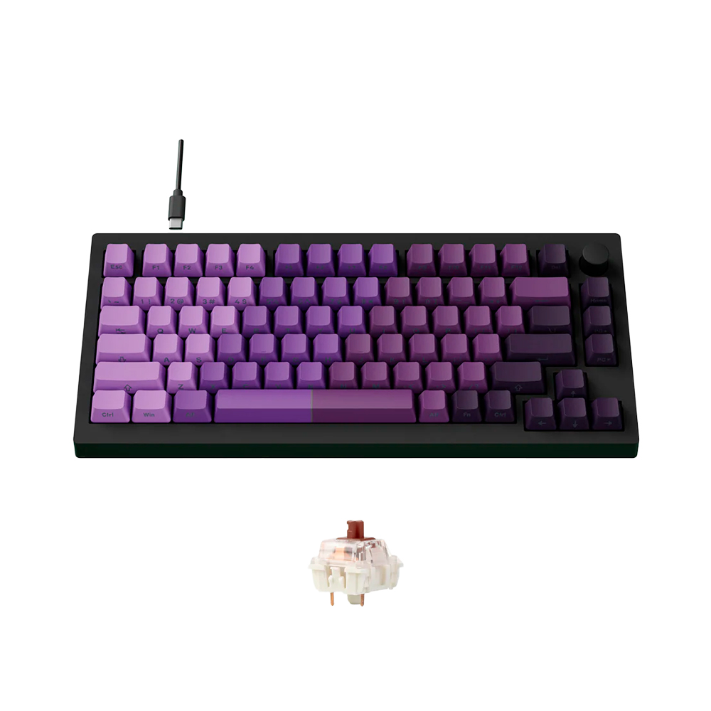 Bàn phím cơ Lemokey X4 Purple Backlight (Keychron Sw)
