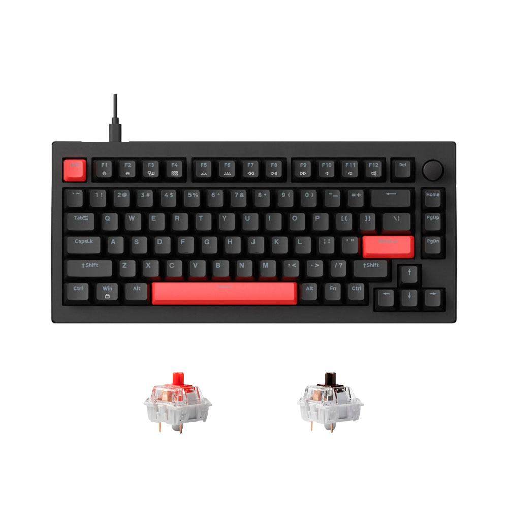 Bàn phím cơ Lemokey X4 Red Blacklight (Keychron Sw)