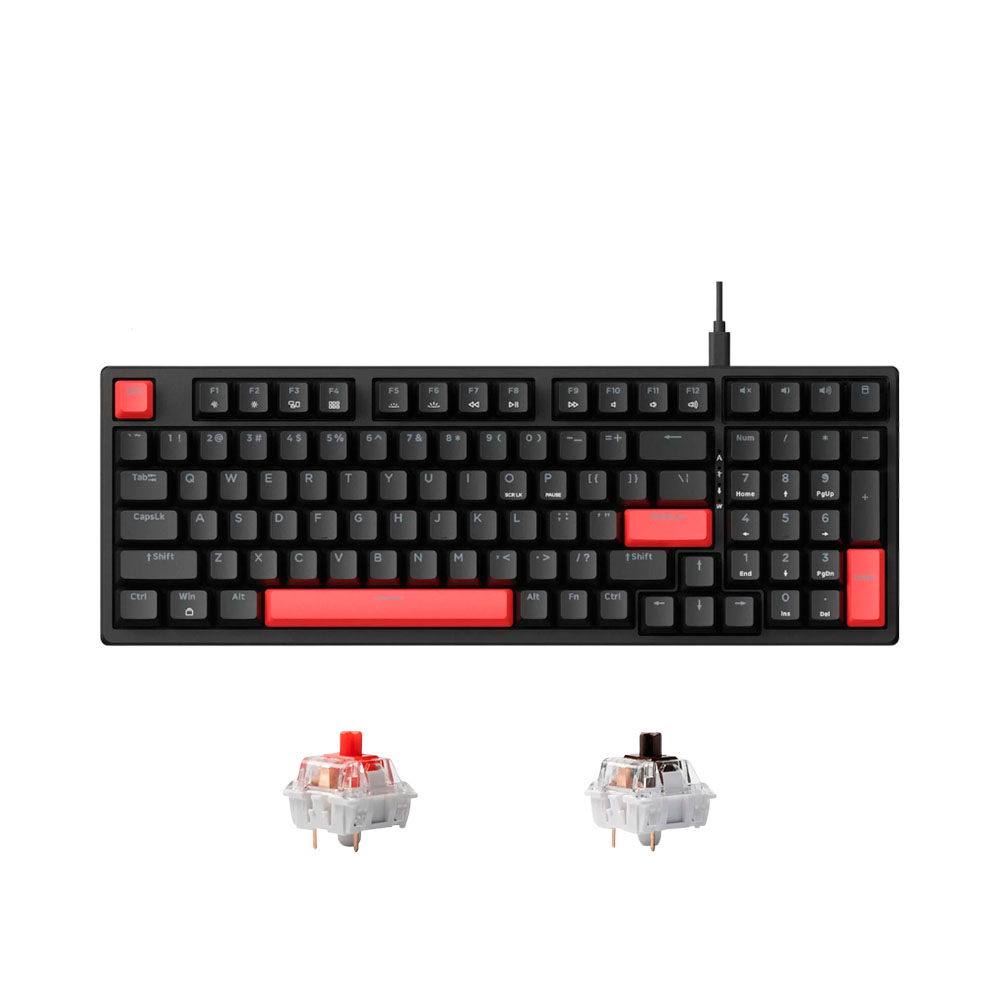 Bàn phím cơ Lemokey X5 Red Backlight (Keychron Sw)