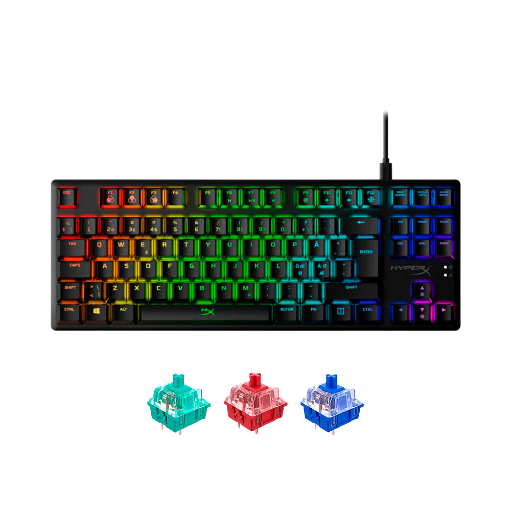 Bàn phím cơ TKL HyperX Alloy Origins Core RGB (HyperX Sw)