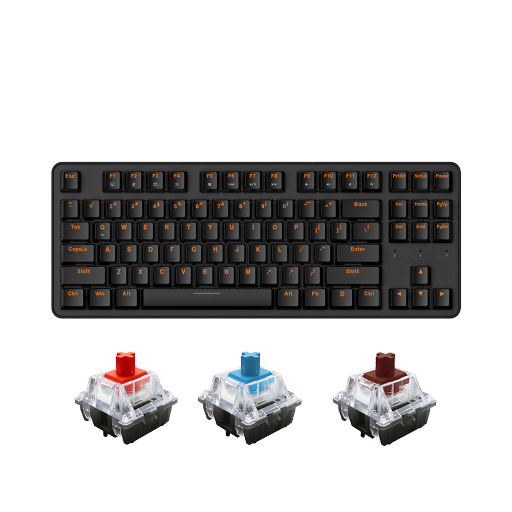 Bàn phím cơ TKL không dây Dareu EK807G Black D Switch Red / Blue / Brown