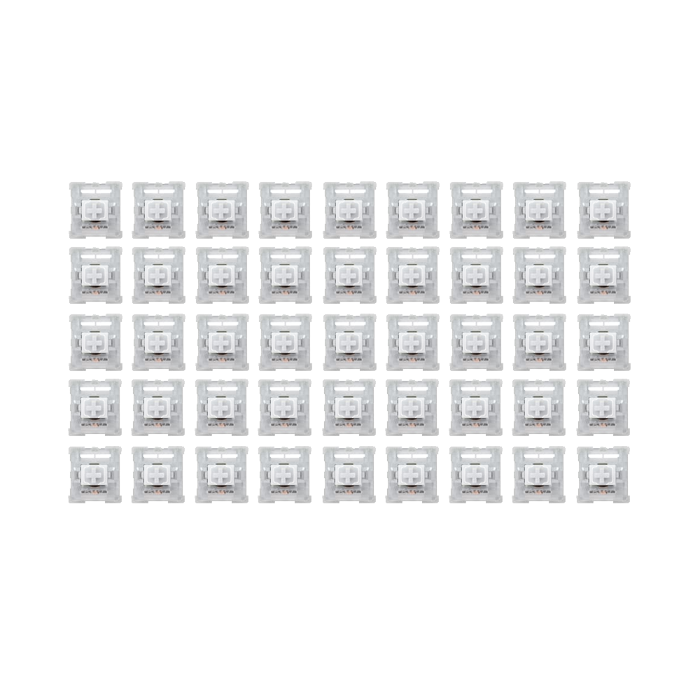 Bộ 45 Switch cơ Akko CS Jelly White