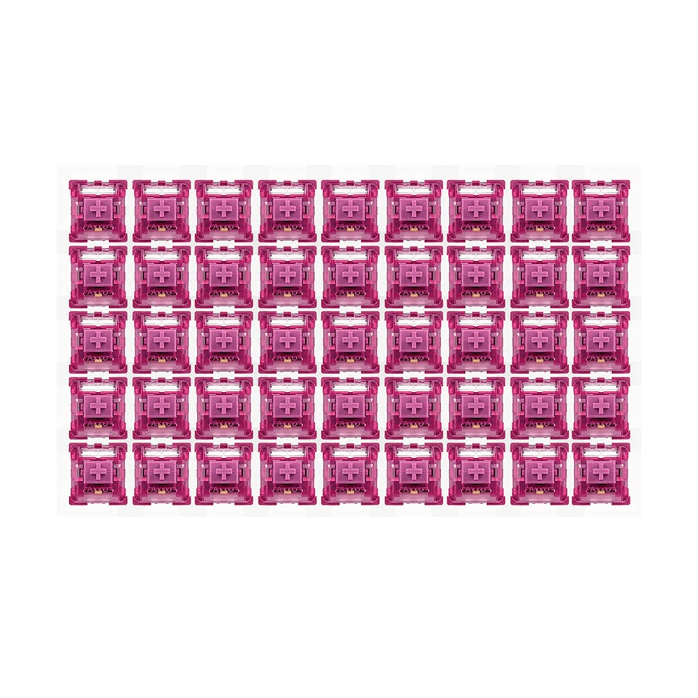 Bộ 45 Switch cơ Akko CS Wine Red Lubed