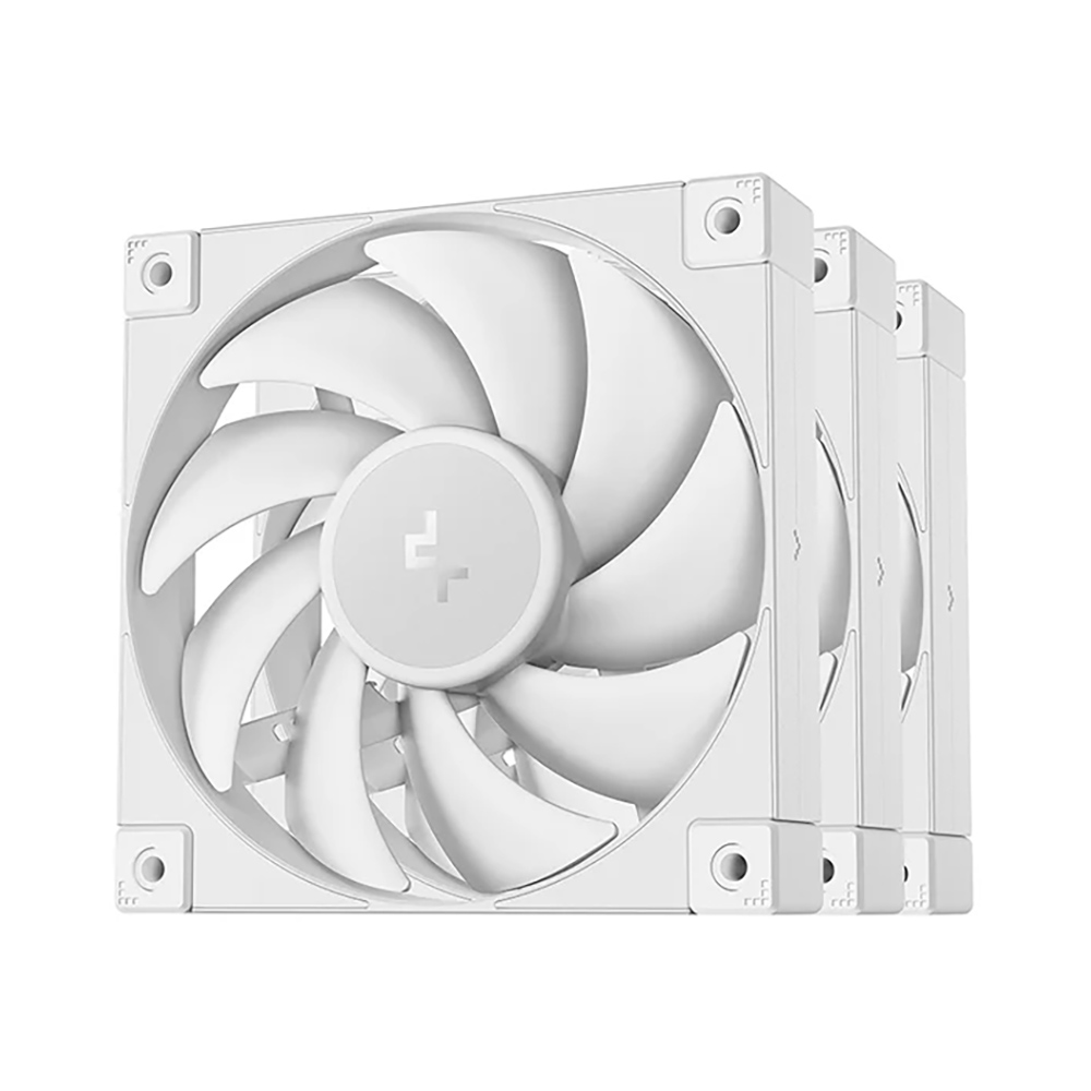 Bộ ba Fan Case Deepcool FD12 WH-3 IN 1 White R-FD12-WHNPN3-G
