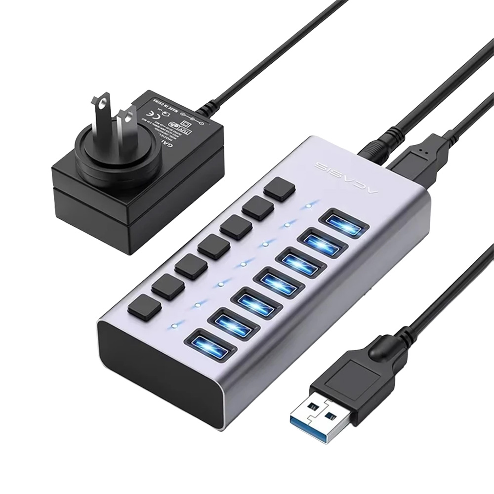 Bộ chia USB 7 cổng USB 3.2 ACASIS HS-707MG-10G
