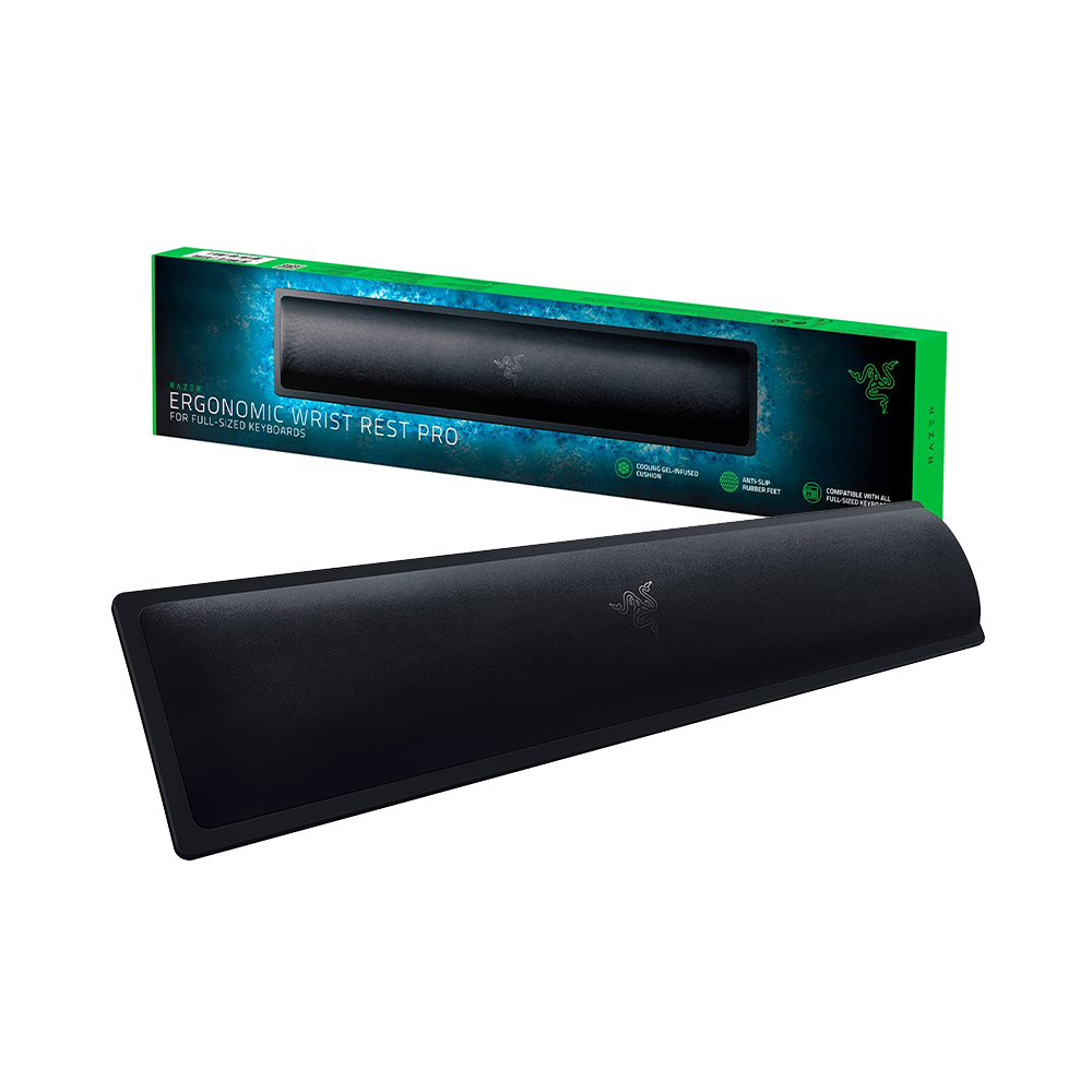Bộ kê tay Razer Ergonomic Wrist Rest Pro Fullsize RC21-01470100-R3M1