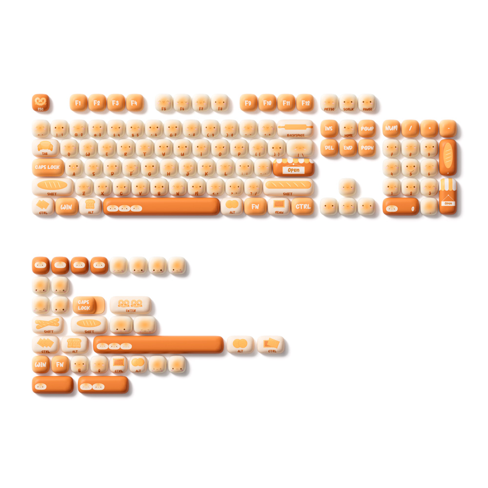 Bộ Keycap Akko Bun Wonderland PBT Dyesub MOG Profile