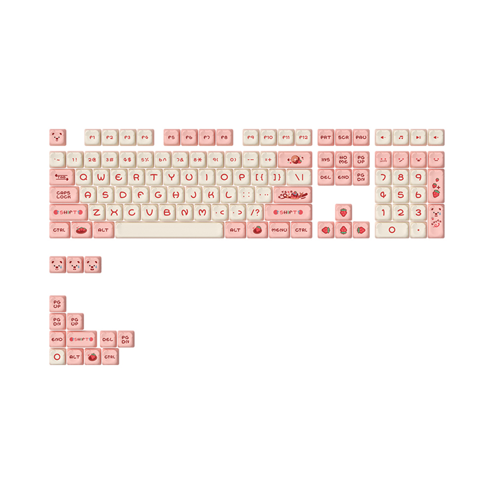 Bộ Keycap Akko Dim Sum Bear PBT Dyesub OEM Profile