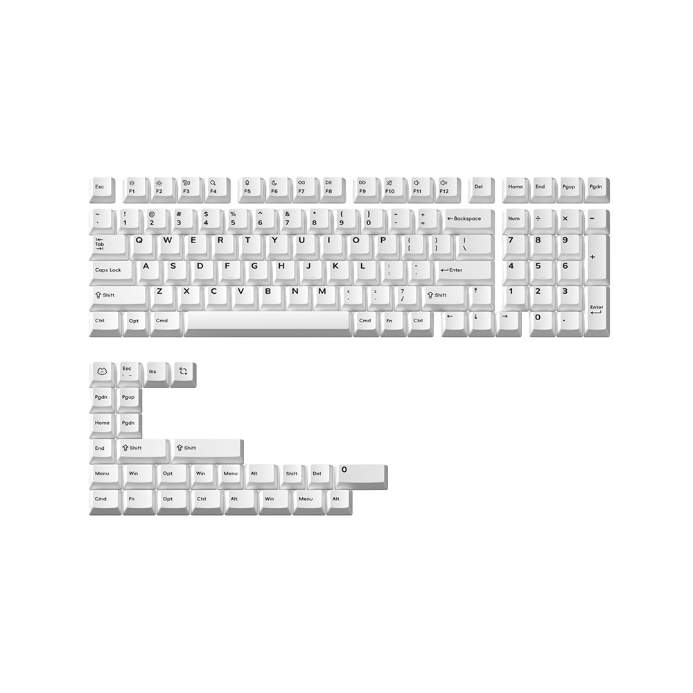 Bộ Keycap NuPhy BoW PBT Dye-sub Berry Profile for Low-Profile