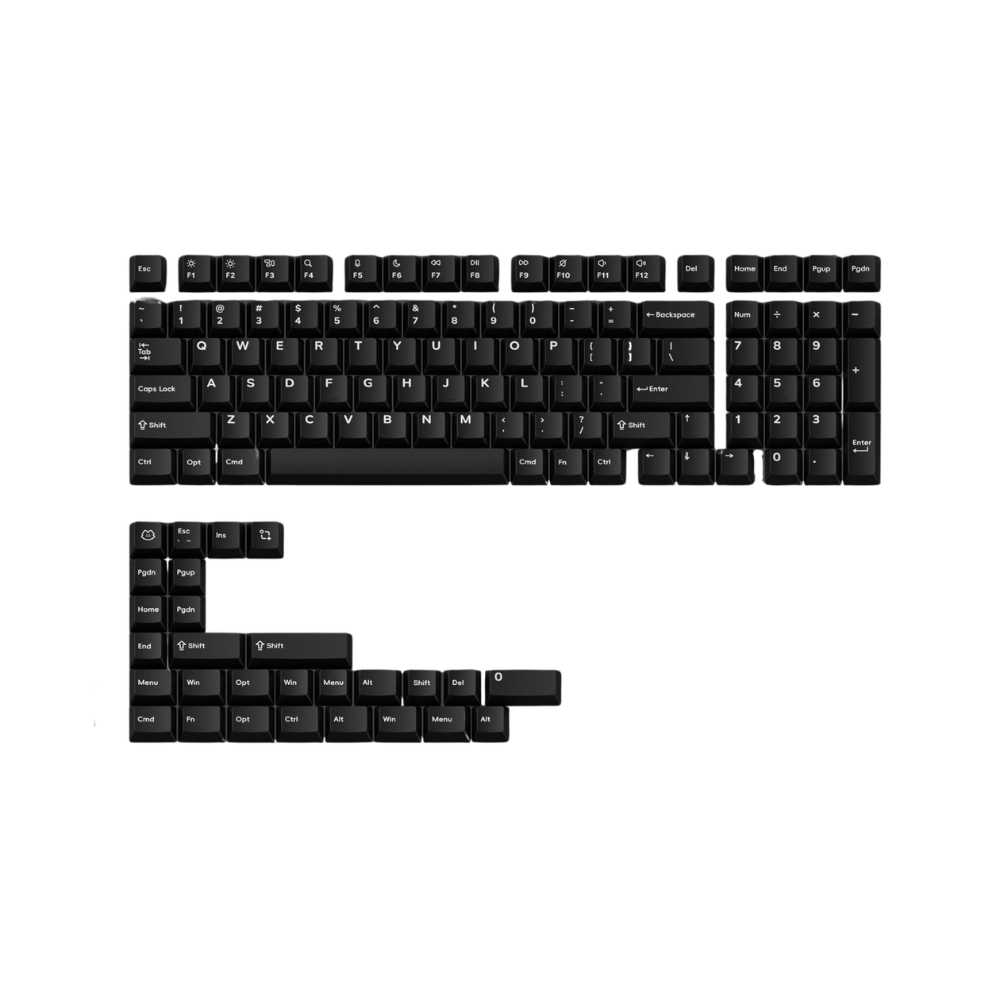 Bộ Keycap NuPhy WoB PBT Dye-sub Berry Profile for Low-Profile