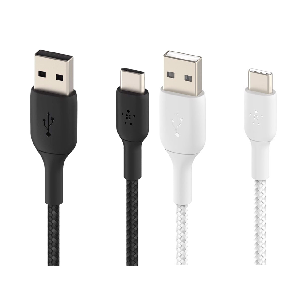 Cáp sạc Belkin BoostCharge USB-C to USB-A 12W 1M Vỏ Dù