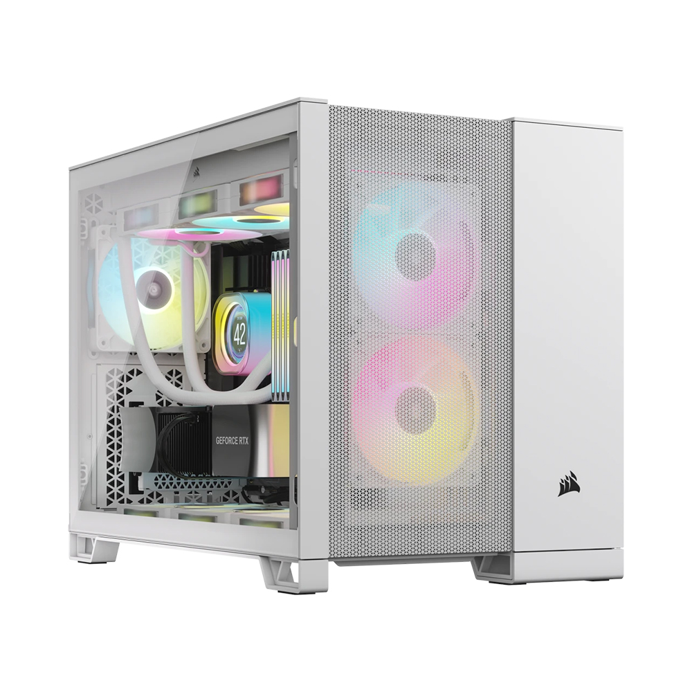 Case máy tính Corsair 2500D Airflow TG White CC-9011264-WW