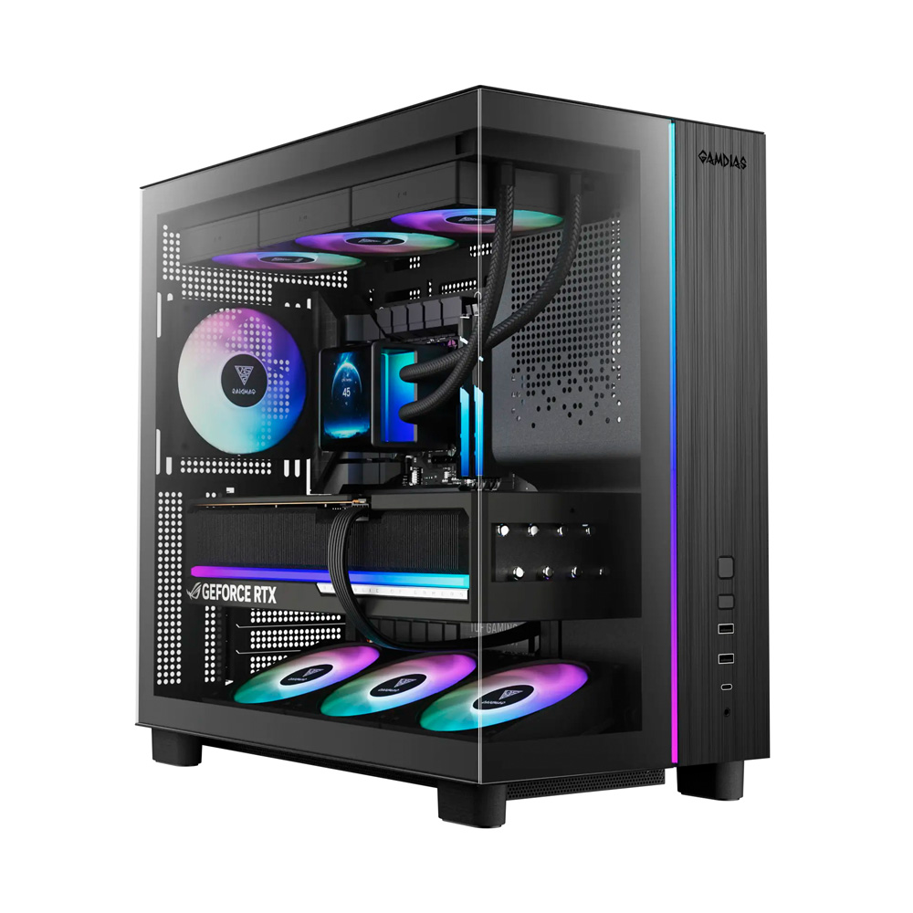 Case máy tính Gamdias ATLAS M4 CAATLASM4BLGA