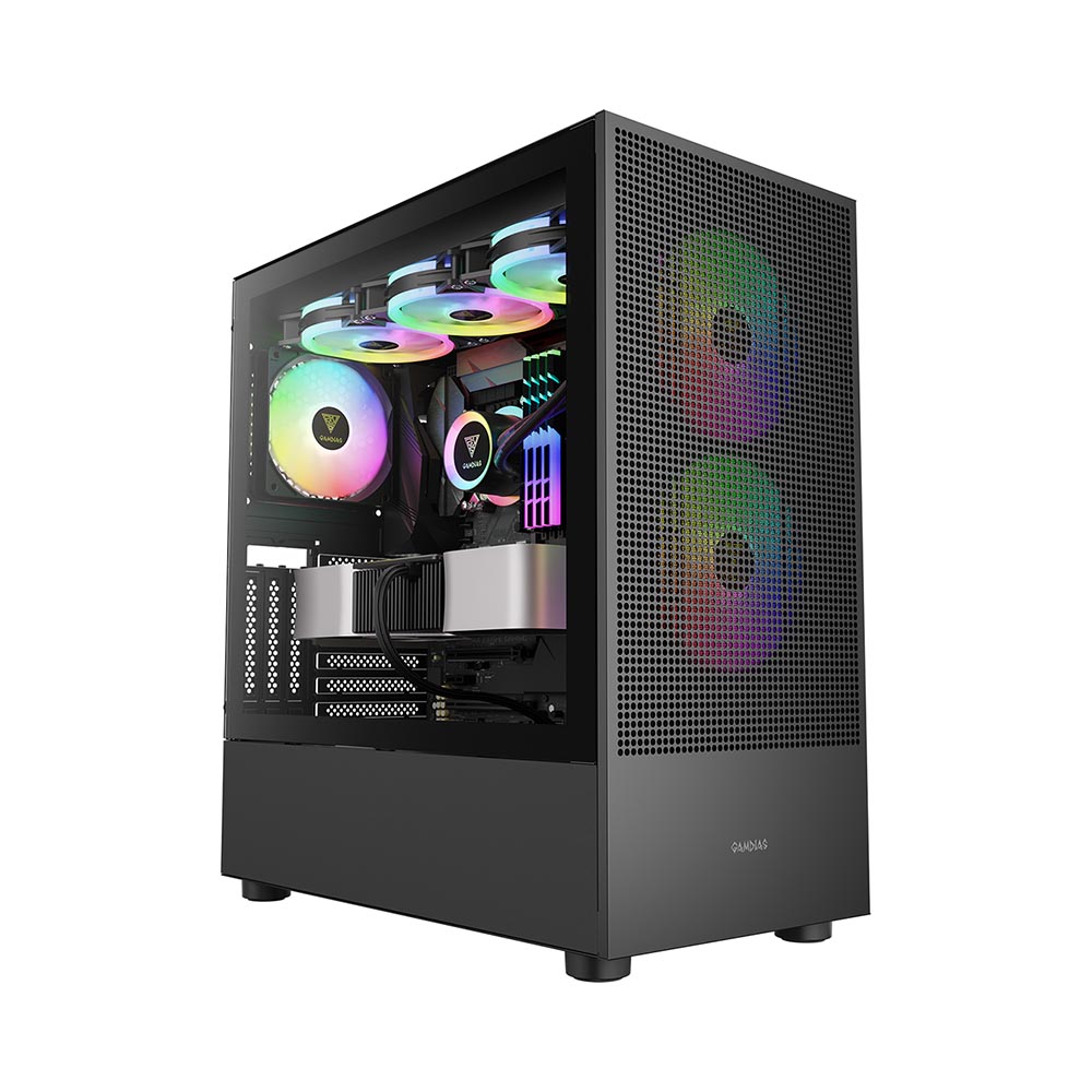 Case máy tính Gamdias Talos E3 Mesh Elite Black CATALOSE3MESELBLGA