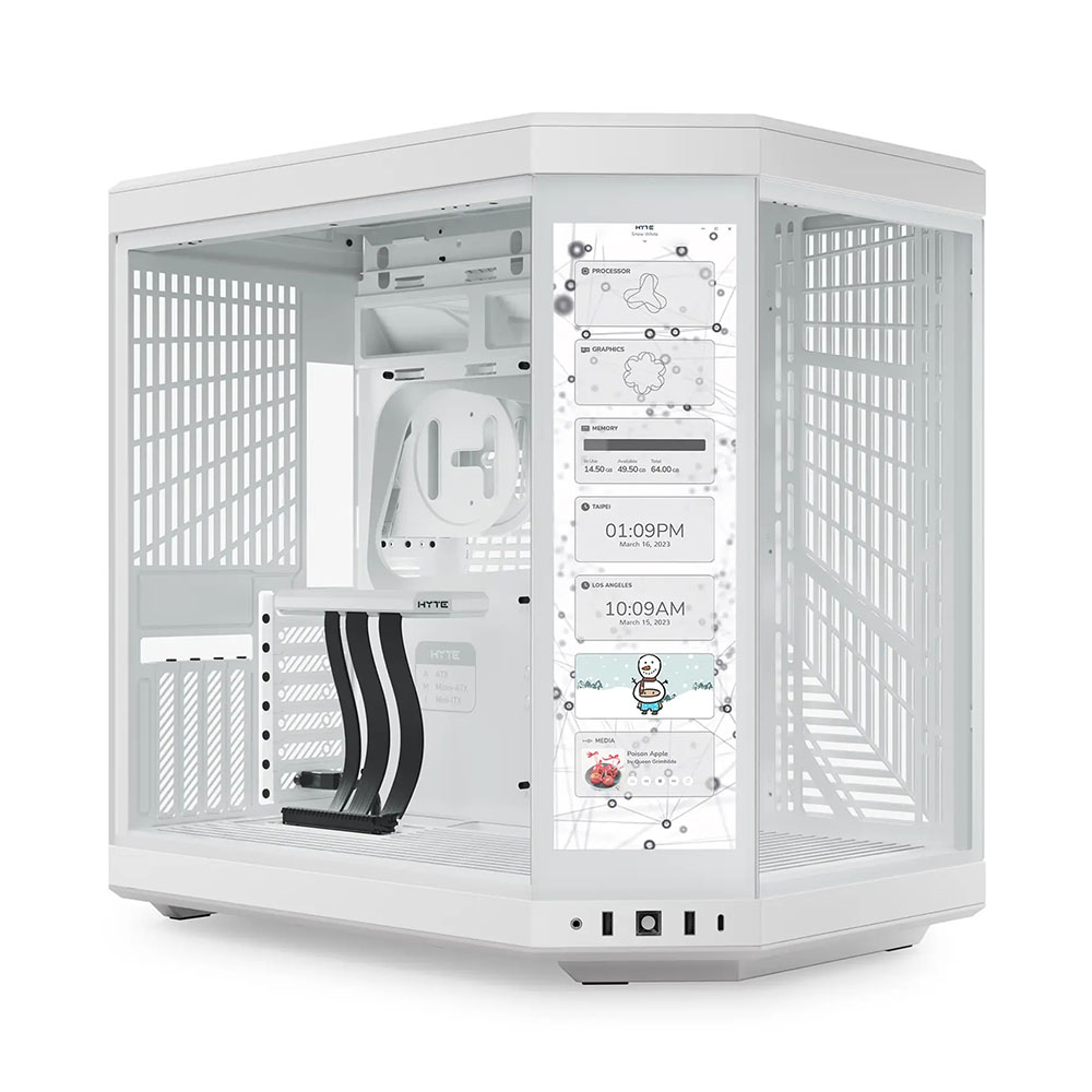Case máy tính HYTE Y70 Touch Infinite White CS-HYTE-Y70TI-WW