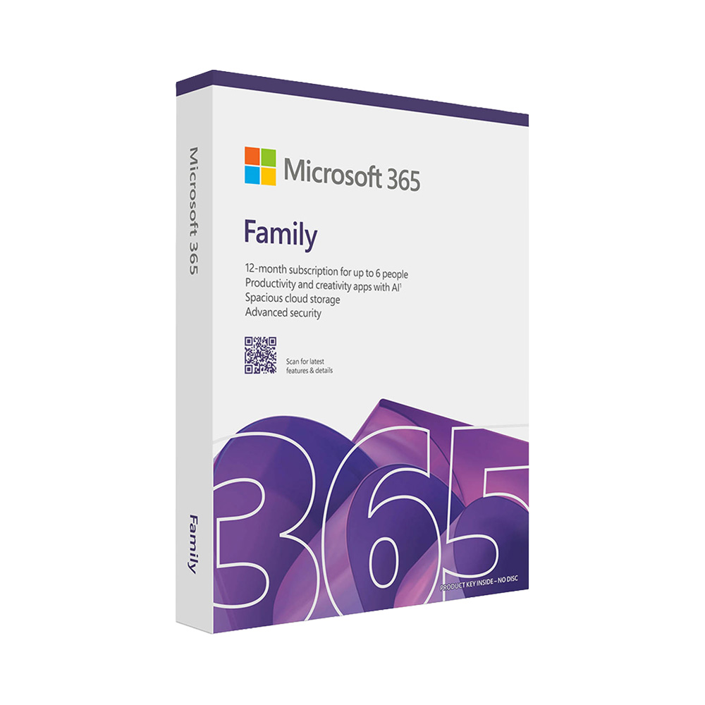 Phần mềm Microsoft Office 365 Family 1 Năm EP2-36890