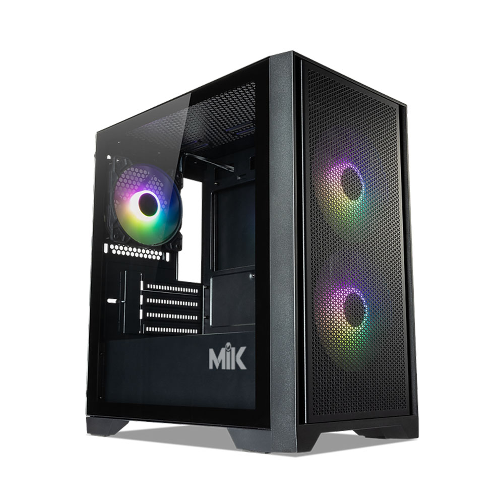 Case máy tính MIK MORAX Black 3FA