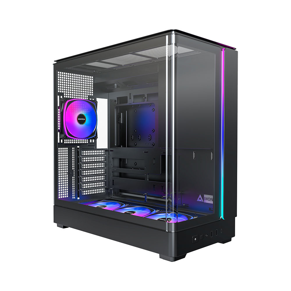 Case máy tính Montech KING 45 PRO ARGB Black CAKING45PROBLMT