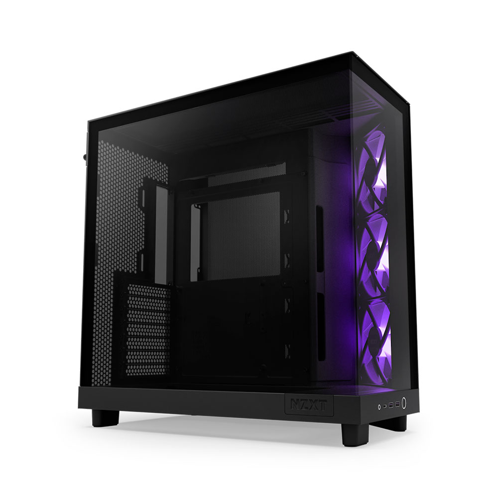 Case máy tính NZXT H6 Flow RGB Black CC-H61FB-R1