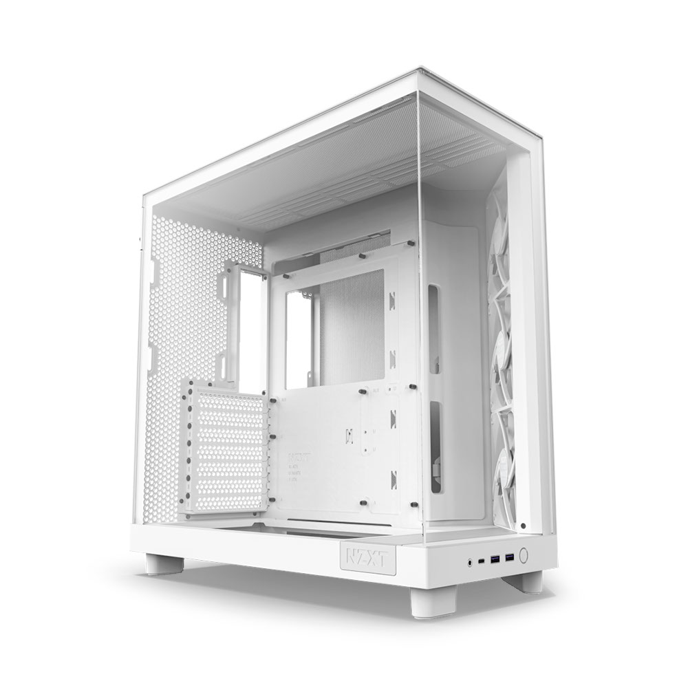 Case máy tính NZXT H6 Flow White CC-H61FW-01