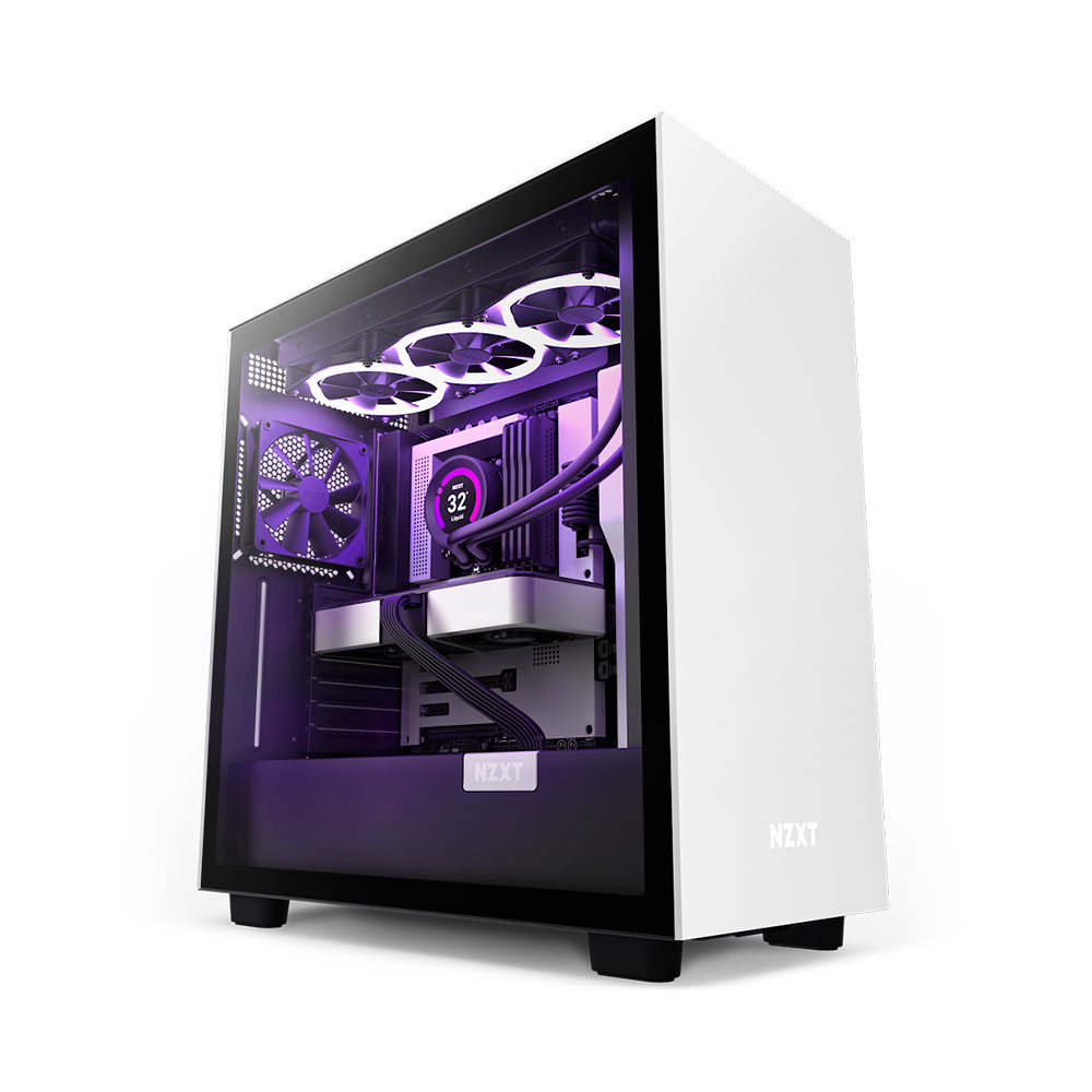 Case máy tính NZXT H7 White/Black CM-H71BG-01