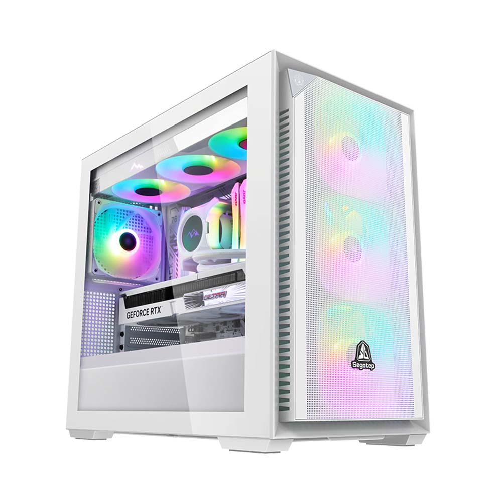 Case máy tính Segotep Gank 360S-APE White SG-G360S-APE-WHT