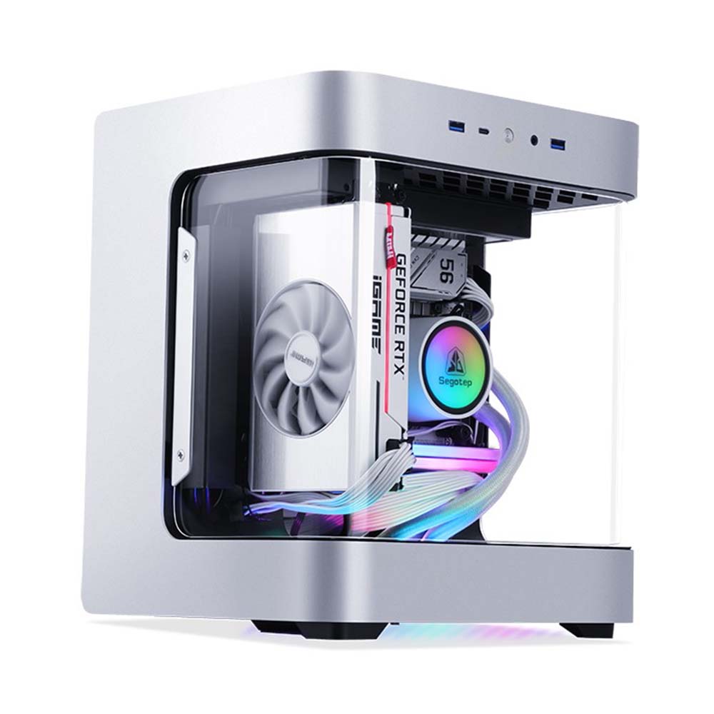 Case máy tính Segotep Slath Mini ITX Silver SG-SLATH-MINI