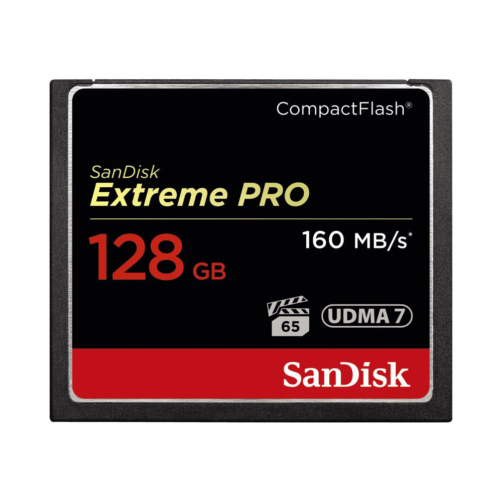 Thẻ Nhớ CompactFlash (CF) SanDisk Extreme Pro 128GB 1067X SDCFXPS-128G-X46