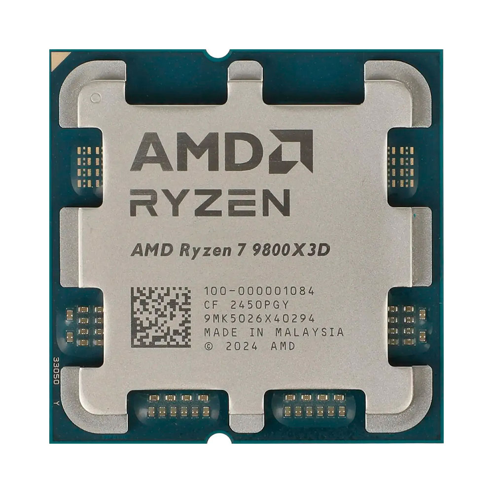 CPU AMD Ryzen 7 9800X3D Up to 5.2GHz 8 cores 16 threads 104MB 100-000001084 (Tray New AMD VN)