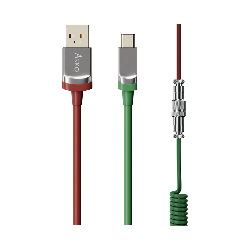 Dây cáp custom AKKO - Matcha Red Bean