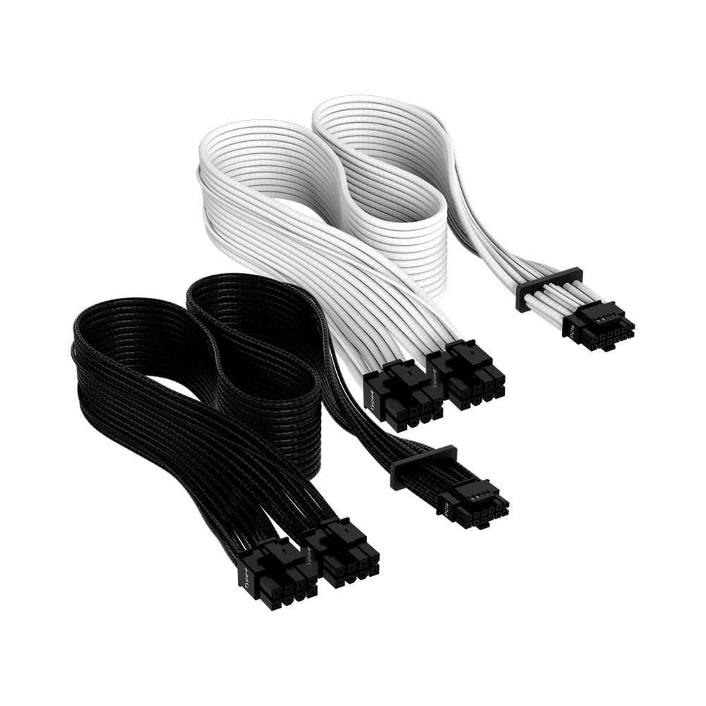 Dây cáp nguồn Corsair Premium Individually Sleeved 12+4pin PCIe Gen 5 12VHPWR 600W cable, Type 4