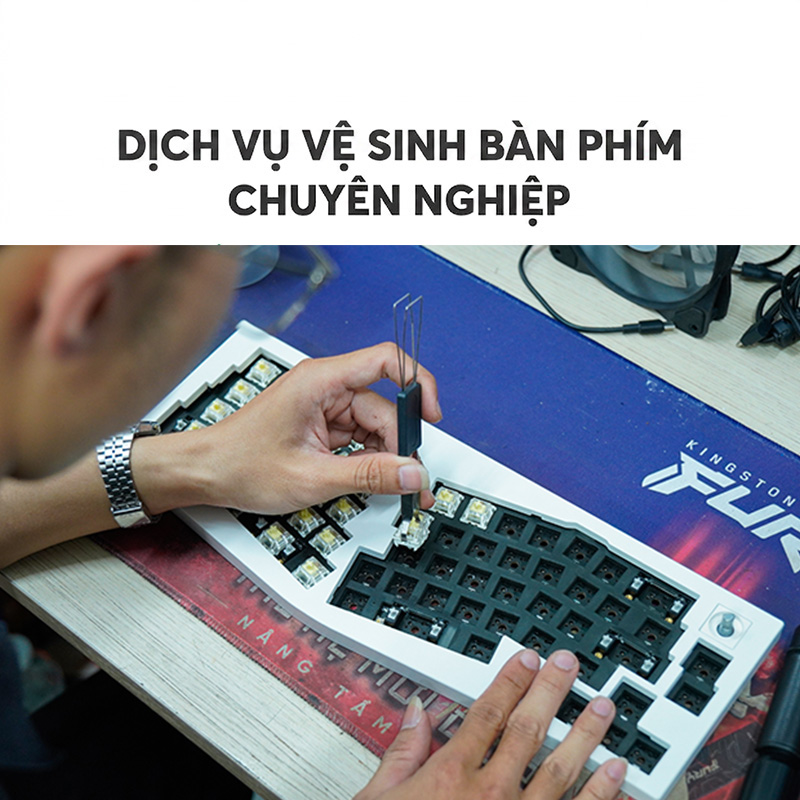 Dịch vụ Vệ sinh Bàn Phím Chuyên Nghiệp