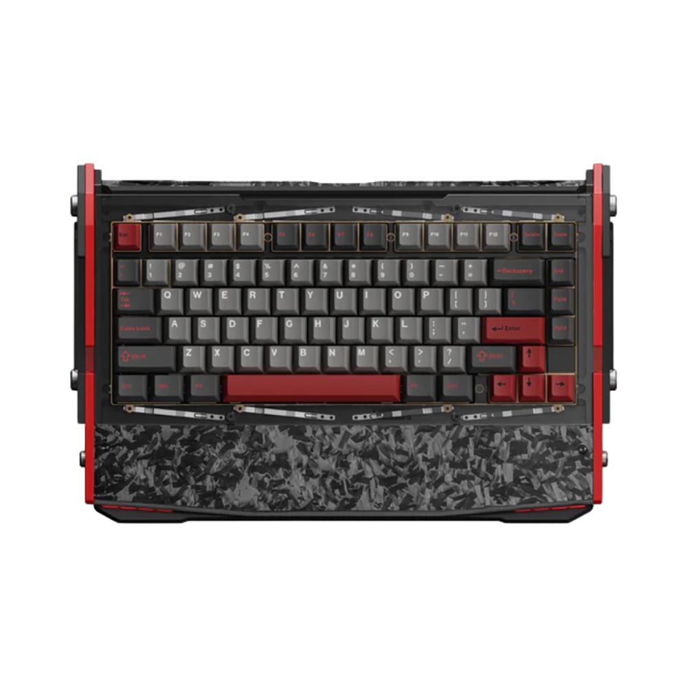 Bàn phím cơ Dry Studio Black Diamond 75 RT Shadow Crimson Advance RGB Hotswap 8K Rapid Trigger (Magnetic Sw)