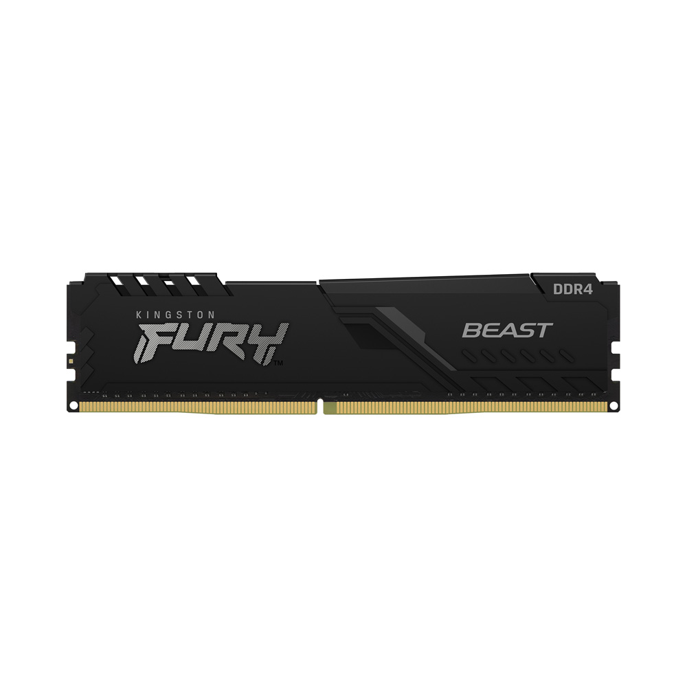 Ram PC Kingston Fury Beast Black 8GB 3200MHz DDR4 KF432C16BB/8