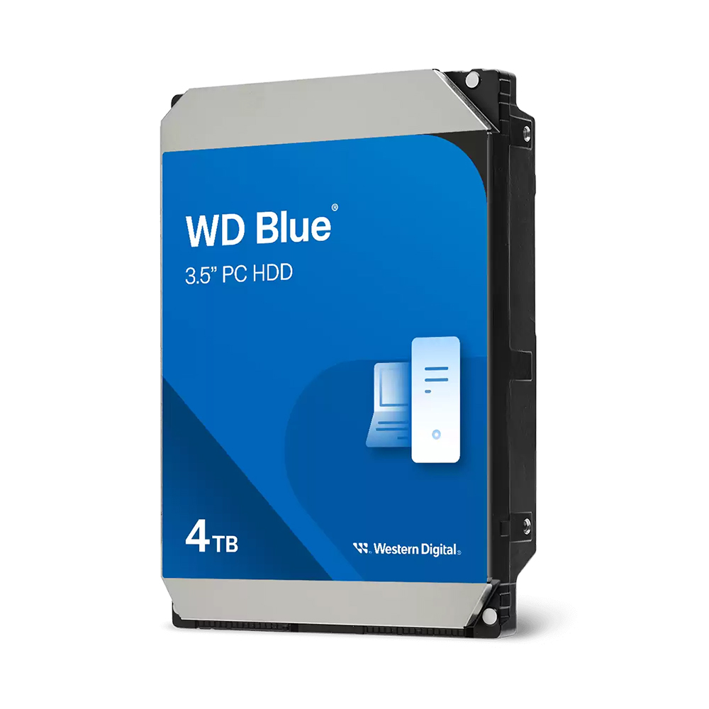 HDD WD Blue 4TB 3.5 inch SATA III 128MB Cache 5400RPM WD40EZZX